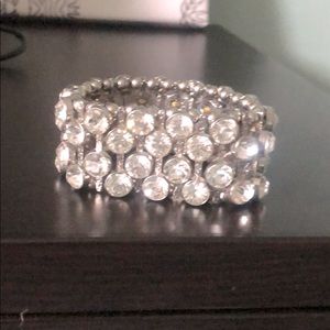 2/$20 - Silver Diamond Bracelet